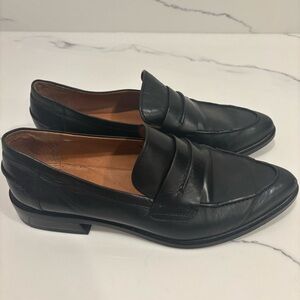 Franco Sarto Classic Black Loafers